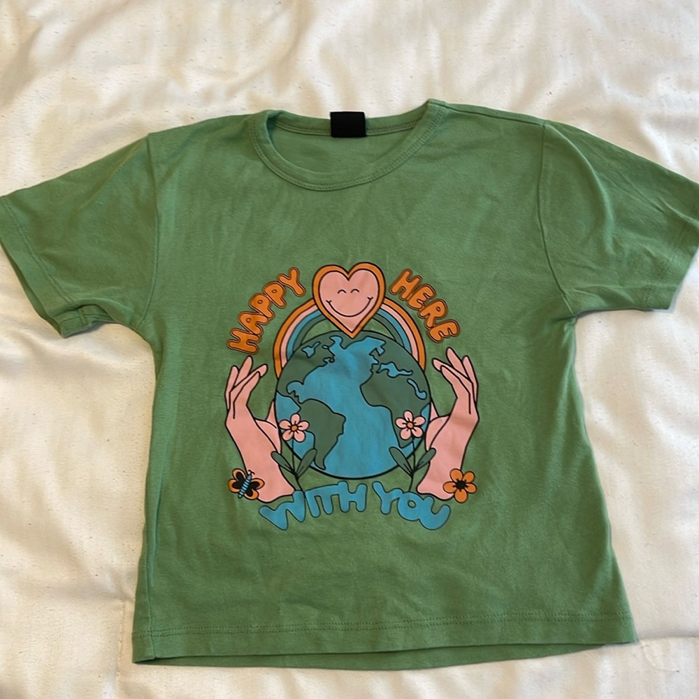 Urban outfitters womens crop top t-shirt